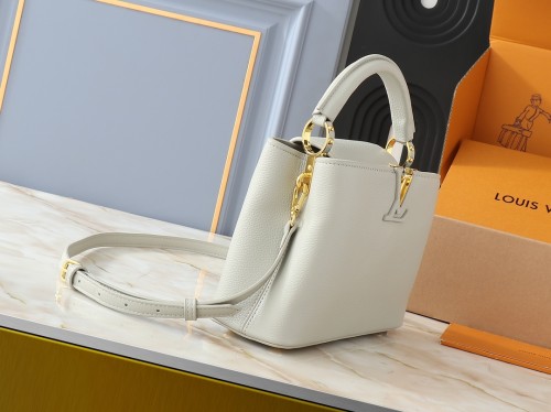 Louis Vuitton Womens Bags Handbags Luxury Brand Capucines Mini handbag M24733 Messenger Shoulder Bags whatsapp【+1-3239614486】