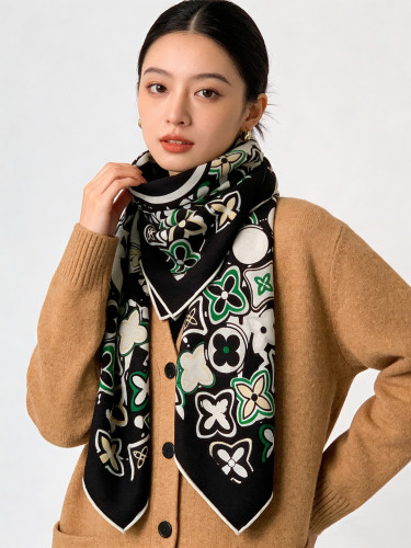 Louis Vuitton Scarves Womens Fashion Scarf JARDIN DES PLANTES with Original Box Whatsapp【+1-3239614486】