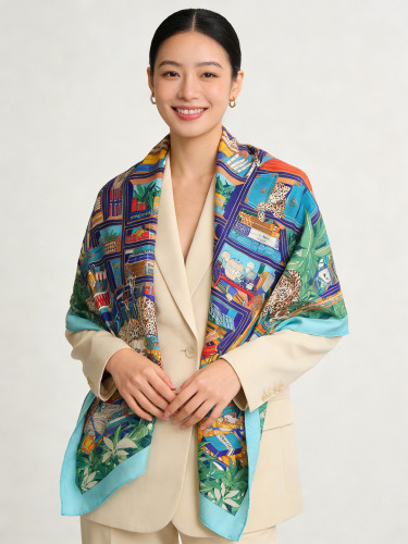 Hermes Scarves Womens Fashion Scarf Shawl with Original Box Whatsapp【+1-3239614486】