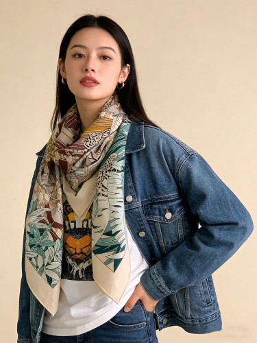 Hermes Scarves Womens Fashion Scarf Shawl with Original Box Whatsapp【+1-3239614486】