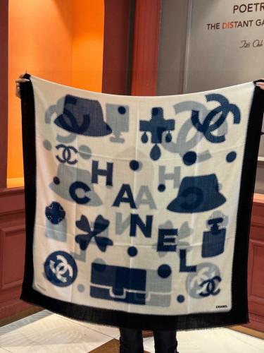 Chanel Scarves Womens Fashion Scarf with Original Box Whatsapp【+1-3239614486】