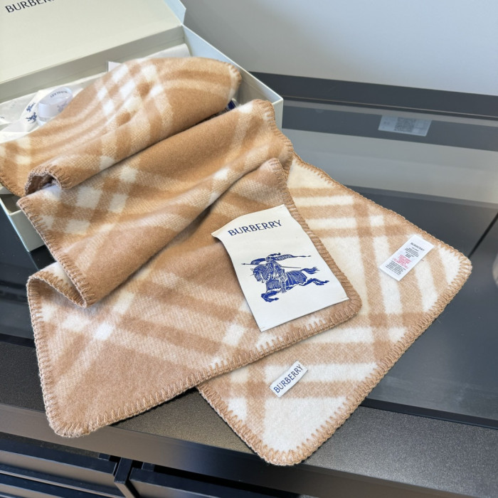 Burberry Scarves Men Womens Fashion Scarf Narrow Check Wool Scarf with Original Box Whatsapp【+1-3239614486】