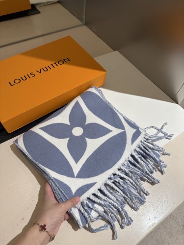 Louis Vuitton Scarves Men Womens Fashion Scarf with Original Box Whatsapp【+1-3239614486】