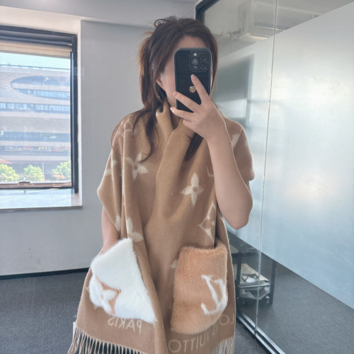 Louis Vuitton Scarves Womens Fashion Scarf with Original Box Whatsapp【+1-3239614486】