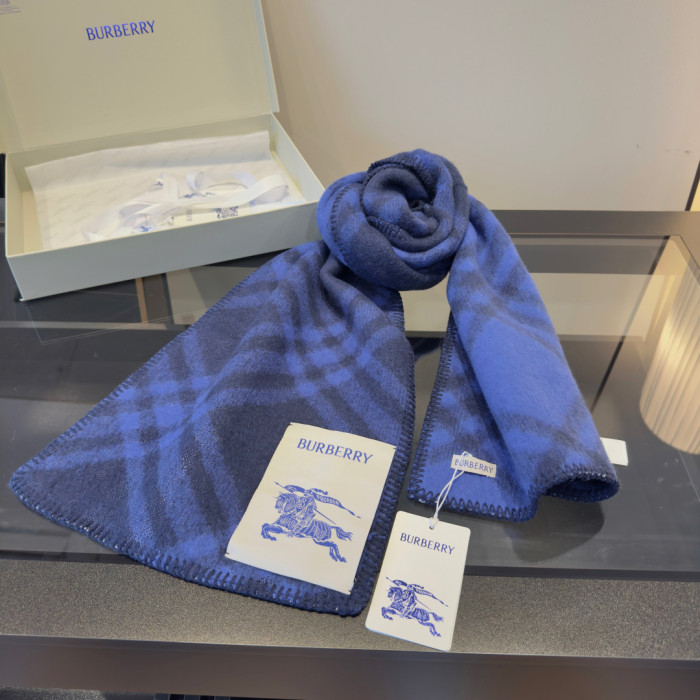 Burberry Scarves Men Womens Fashion Scarf Narrow Check Wool Scarf with Original Box Whatsapp【+1-3239614486】