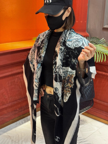 Chanel Scarves Womens Fashion Scarf with Original Box Whatsapp【+1-3239614486】