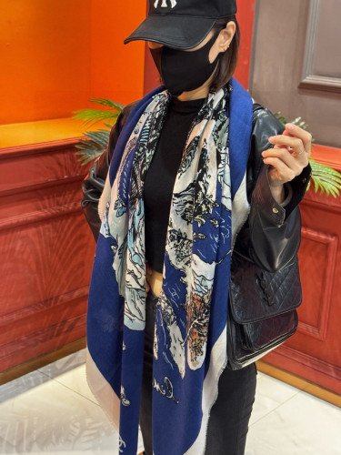 Chanel Scarves Womens Fashion Scarf with Original Box Whatsapp【+1-3239614486】