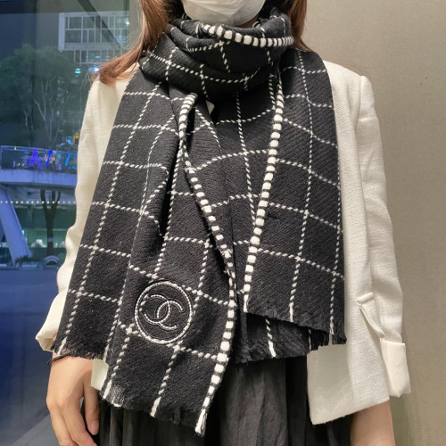 Chanel Scarves Womens Fashion Scarf with Original Box Whatsapp【+1-3239614486】