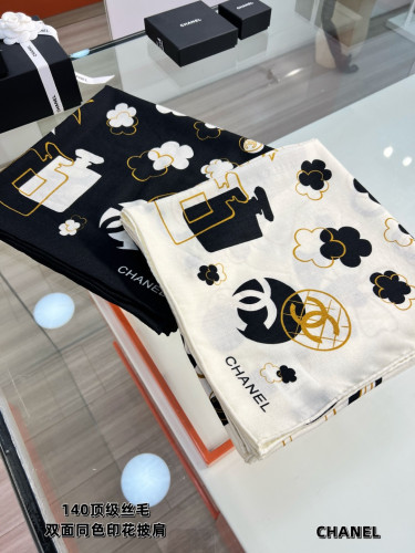 Chanel Scarves Womens Fashion Scarf with Original Box Whatsapp【+1-3239614486】