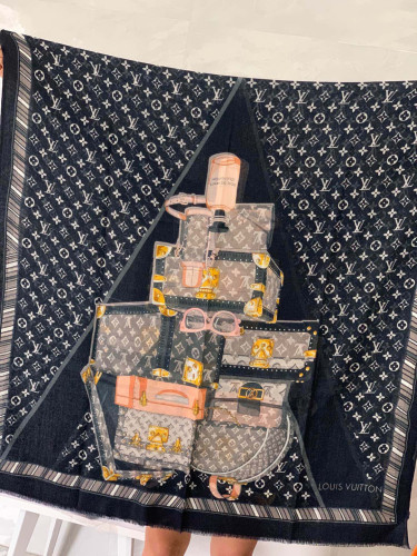 Louis Vuitton Scarves Womens Fashion Scarf with Original Box Whatsapp【+1-3239614486】