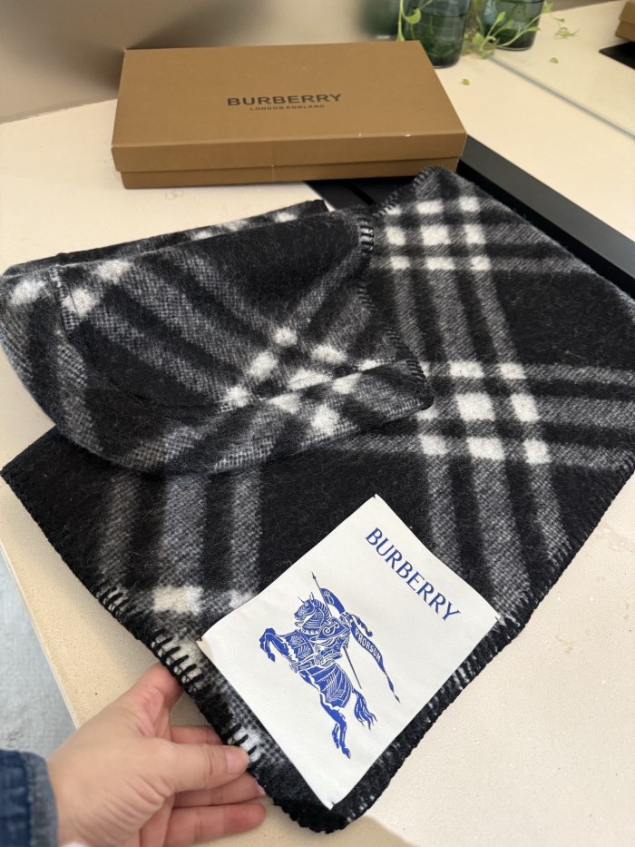 Burberry Scarves Men Womens Fashion Hooded Scarf with Original Box Whatsapp【+1-3239614486】