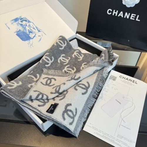 Chanel Scarves Men Womens Fashion Scarf with Original Box Whatsapp【+1-3239614486】