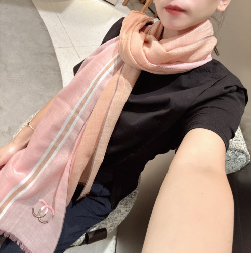 Chanel Scarves Womens Fashion Scarf with Original Box Whatsapp【+1-3239614486】