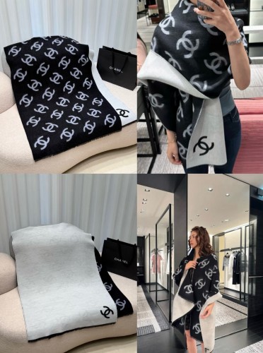 Chanel Scarves Womens Fashion Scarf with Original Box Whatsapp【+1-3239614486】