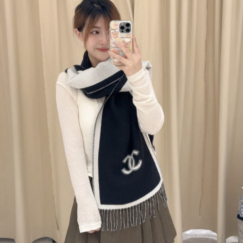 Chanel Scarves Womens Fashion Scarf with Original Box Whatsapp【+1-3239614486】