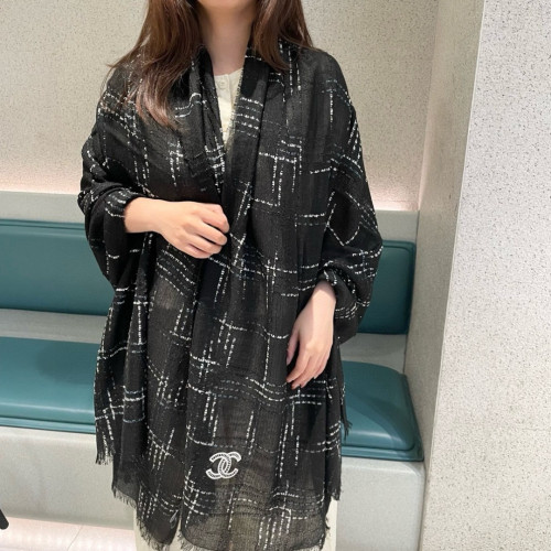 Chanel Scarves Womens Fashion Scarf with Original Box Whatsapp【+1-3239614486】