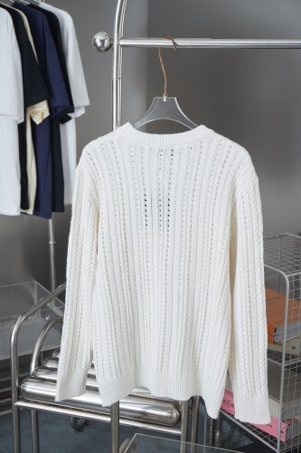 Louis Vuitton Mens Womens Sweaters Knitwear Long-Sleeved Cable-Knit Crewneck Top Quality Luxury Brand  Whatsapp【+1-3239614486】
