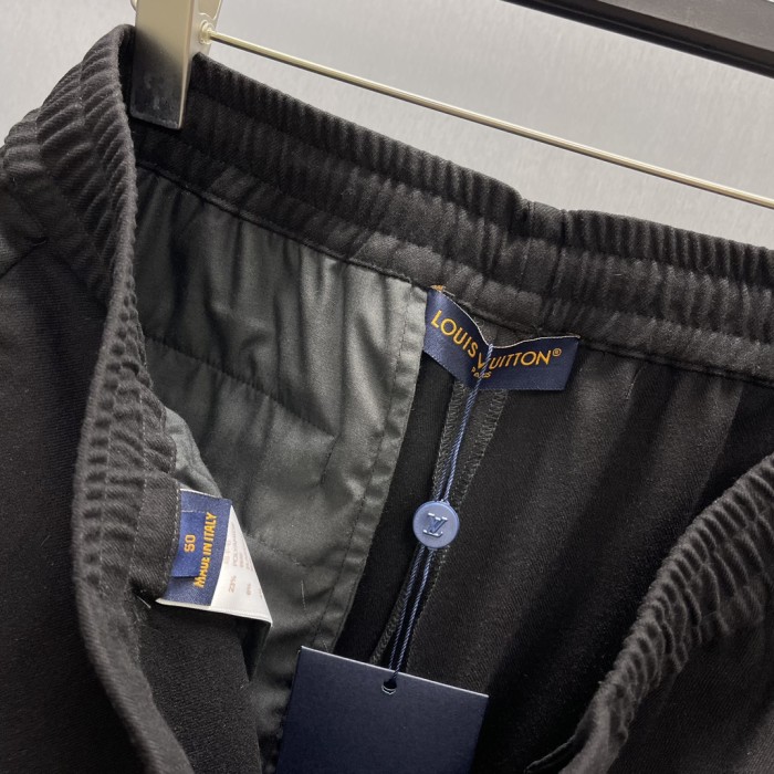 Louis Vuitton Luxury Brand Mens Jogging Pant Trousers Tailored Technical Wool Track Pants 1AIWGE Whatsapp 【+1-3239614486】