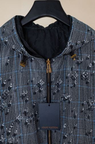 Louis Vuitton Men Womens Jackets Hoodie Coat Luxury Brand Mens Jackets Monogram Reversible Windbreaker 1AJBFB Top Quality Whatsapp【+1-3239614486】