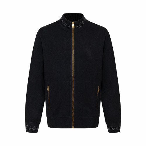 Louis Vuitton Mens Jacket Knitwear Luxury Brand Mens Jackets Double-Face Knit Travel Blouson 1AJB35 Top Quality Whatsapp【+1-3239614486】