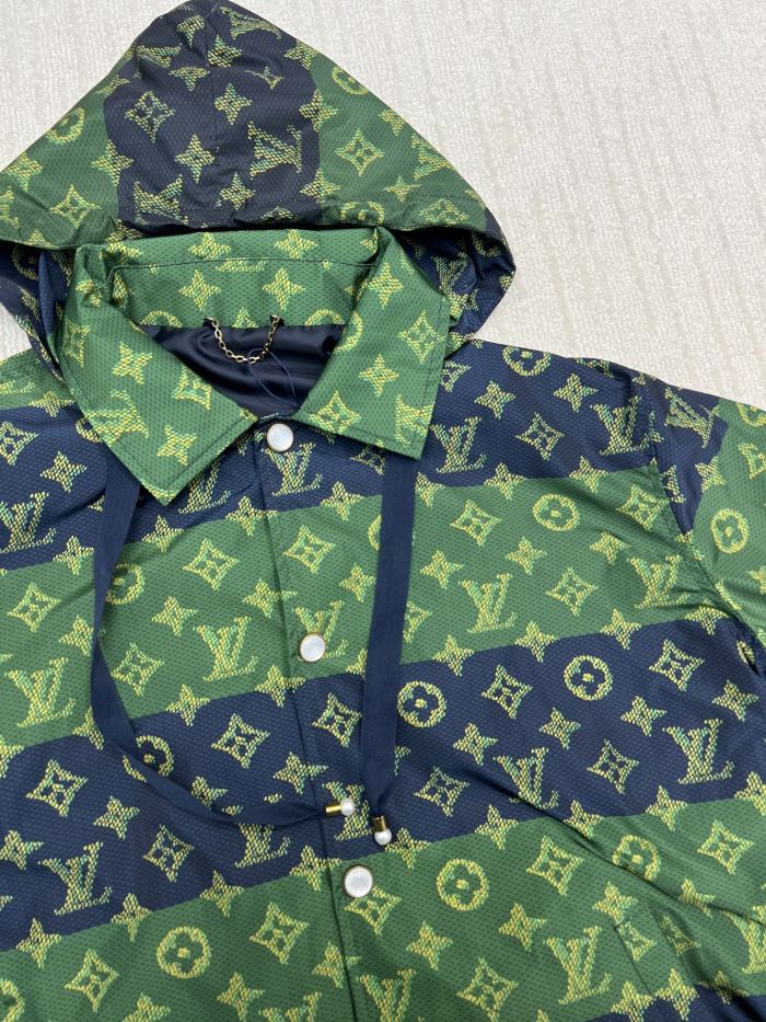 Louis Vuitton Men Hoodie Coat Luxury Brand Mens Jackets Monogram Printed Coach Jacket Top Quality Whatsapp【+1-3239614486】