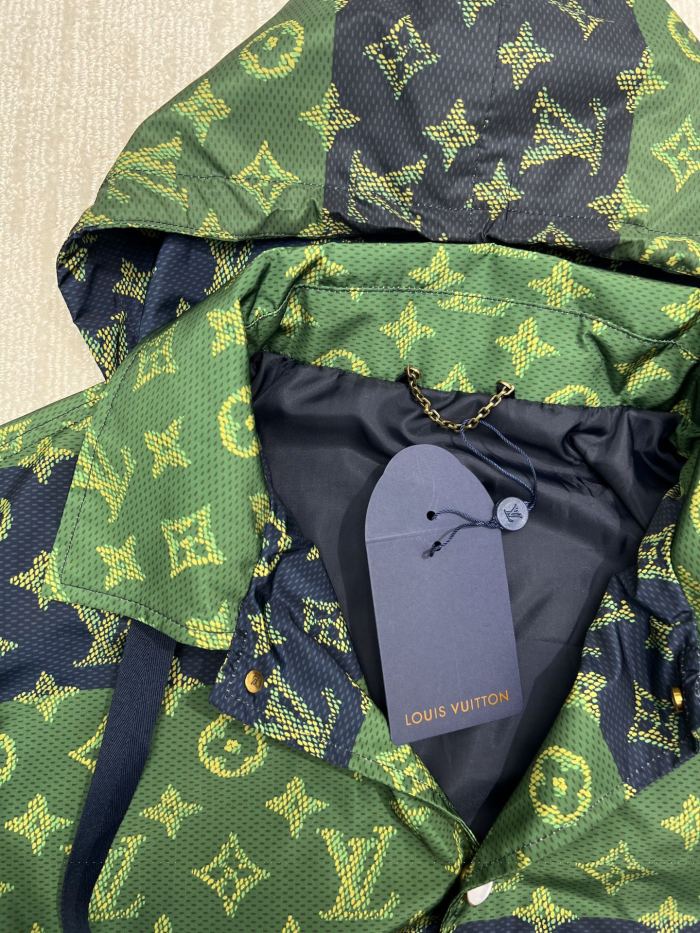 Louis Vuitton Men Hoodie Coat Luxury Brand Mens Jackets Monogram Printed Coach Jacket Top Quality Whatsapp【+1-3239614486】