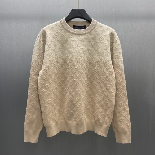 Louis Vuitton Mens Womens Sweaters Knitwear Monogram Long-Sleeved Crewneck Top Quality Luxury Brand  Whatsapp【+1-3239614486】