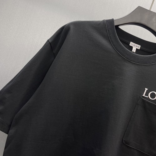 Loewe Luxury Brand Men Womens Short Sleeve T-Shirt Relaxed fit T-shirt in cotton Whatsapp 【+1-3239614486】