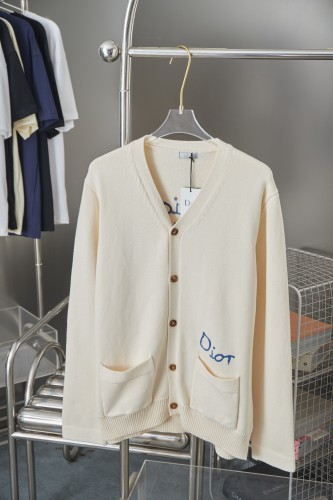 Dior Men Womens Sweater Knitwear Luxury Brand Mens Knit Cardigan Top Quality Whatsapp【+1-3239614486】