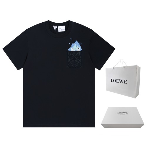 Loewe Women Mens Short Sleeve Shirts Luxury Brand Mens Shirt Top Quality Whatsapp 【+1-3239614486】