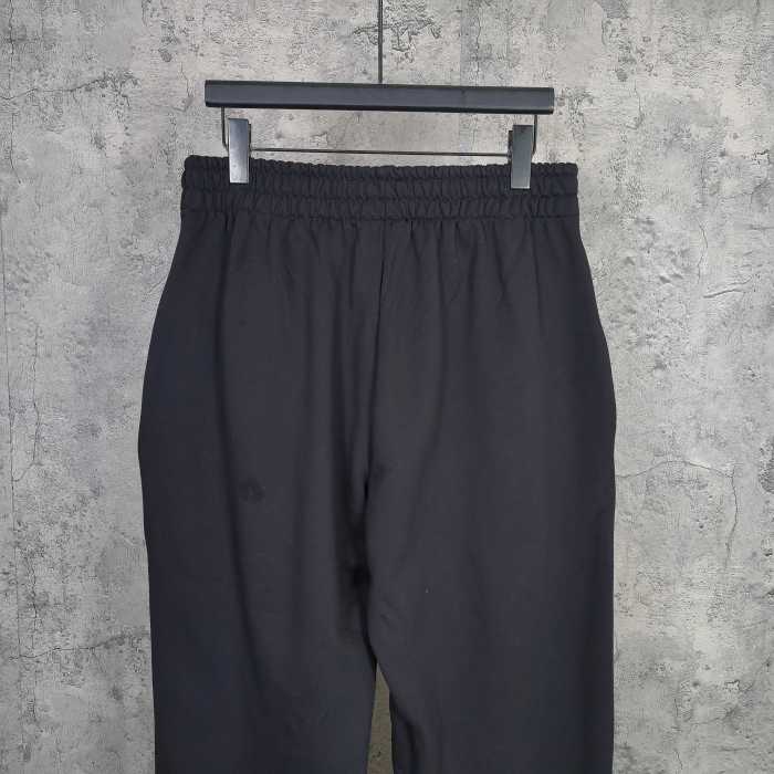 Balenciaga Luxury Brand Women Mens Pant MEN'S CURSIVE BAGGY PANTS IN BLACK/WHITE 846917TTVM86552 with Original Box Whatsapp 【+1-3239614486】