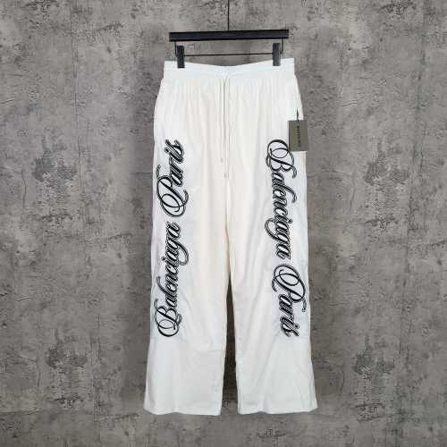 Balenciaga Luxury Brand Women Mens Pant CURSIVE REVERSIBLE TRACKSUIT PANTS with Original Box Whatsapp 【+1-3239614486】