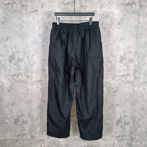 Balenciaga Luxury Brand Women Mens Pant CURSIVE REVERSIBLE TRACKSUIT PANTS IN WASHED BLACK/GREY with Original Box Whatsapp 【+1-3239614486】