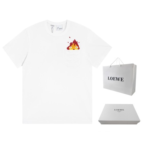 Loewe Women Mens Short Sleeve Shirts Luxury Brand Mens Shirt Top Quality Whatsapp 【+1-3239614486】