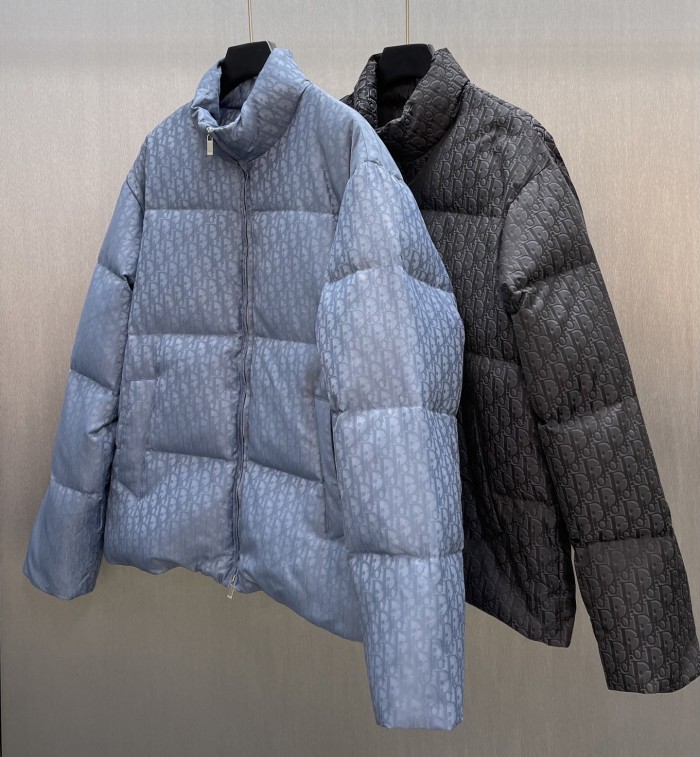 Dior Design Mens Womens Winter Windprood Down Jackets Dior Oblique Down Jacket Whatsapp【+1-3239614486】