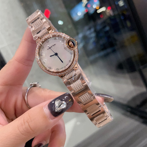 Cartier Womens Watch Luxury Brand Design Fashion Type 33mm with Original Box Whatsapp 【+1-3239614486】