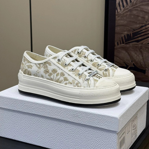 Dior Womens Shoes Sneakers Luxury Brand Walk'n'Dior Platform Sneaker with Original Box WhatsApp 【+1-3239614486】