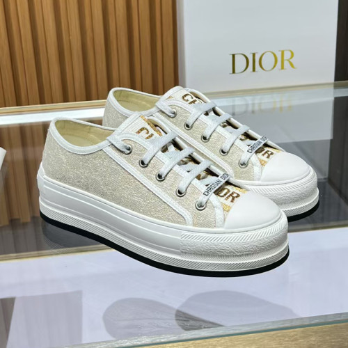 Dior Womens Shoes Sneakers Luxury Brand Walk'n'Dior Platform Sneaker with Original Box WhatsApp 【+1-3239614486】
