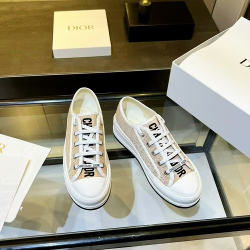 Dior Womens Shoes Sneakers Luxury Brand Walk'n'Dior Platform Sneaker with Original Box WhatsApp 【+1-3239614486】