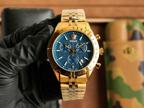 Versace Mens Watch Luxury Brand Design Fashion Type 45mm with Original Box Whatsapp 【+1-3239614486】