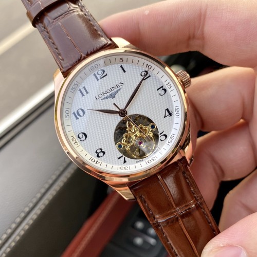 Longines Mens Watch Luxury Brand Design Fashion Type 43mm with Original Box Whatsapp 【+1-3239614486】