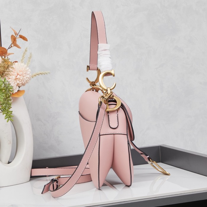 Dior Womens Bags Crossbody Bag Luxury Brand Saddle Bag with Strap Grained Calfskin with Original Box whatsapp 【+1-3239614486】