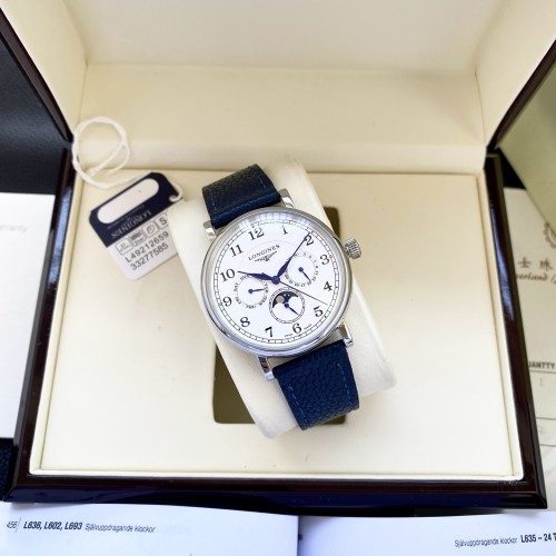 Longines Mens Watch Luxury Brand Design Fashion Type 40mm 11mm with Original Box Whatsapp 【+1-3239614486】