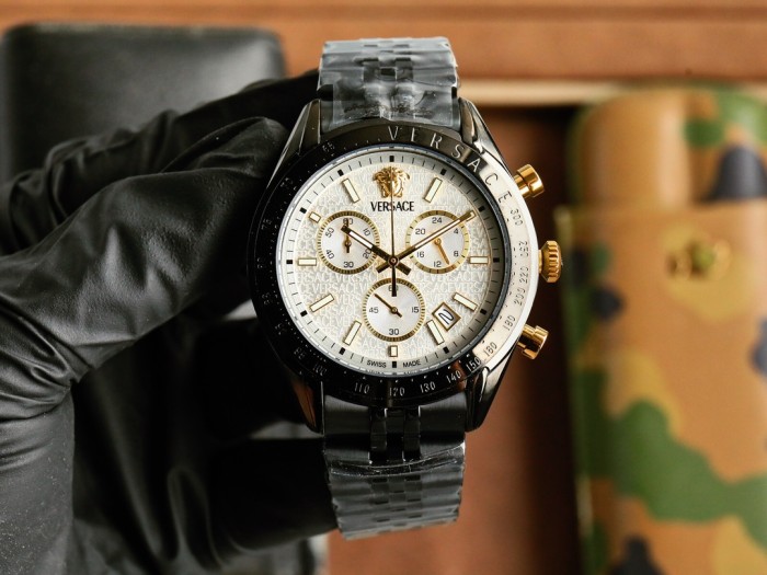 Versace Mens Watch Luxury Brand Design Fashion Type 45mm with Original Box Whatsapp 【+1-3239614486】