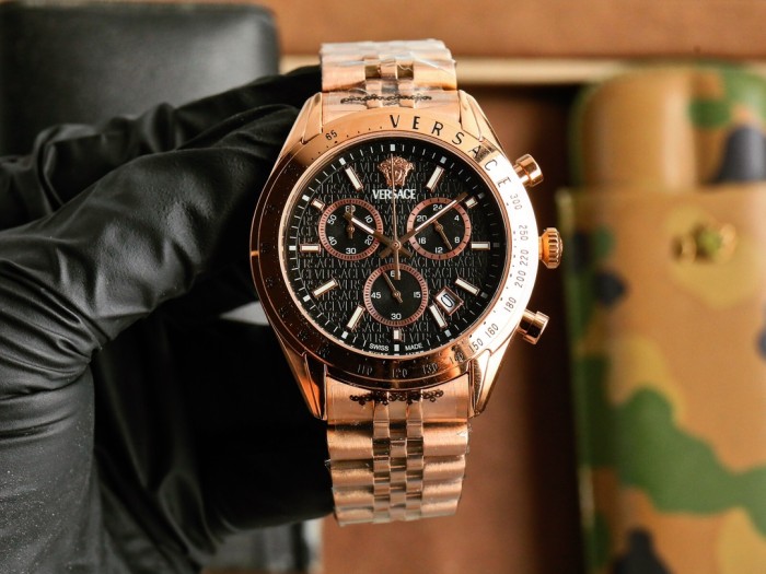 Versace Mens Watch Luxury Brand Design Fashion Type 45mm with Original Box Whatsapp 【+1-3239614486】