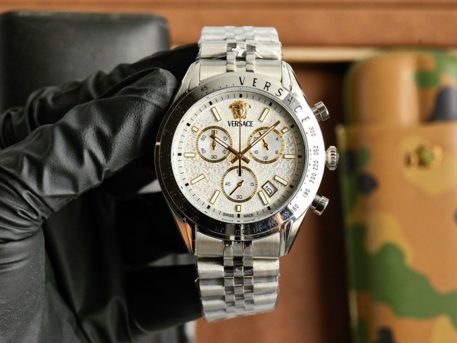 Versace Mens Watch Luxury Brand Design Fashion Type 45mm with Original Box Whatsapp 【+1-3239614486】