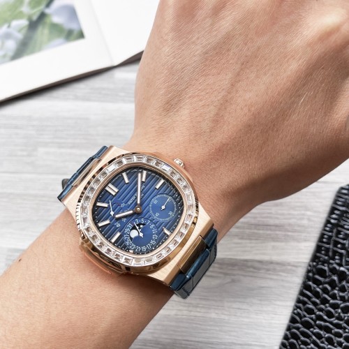 Patek Philippe Mens Watch Luxury Brand Design Fashion Type 40mm 5712/1A-001 with Original Box Whatsapp 【+1-3239614486】