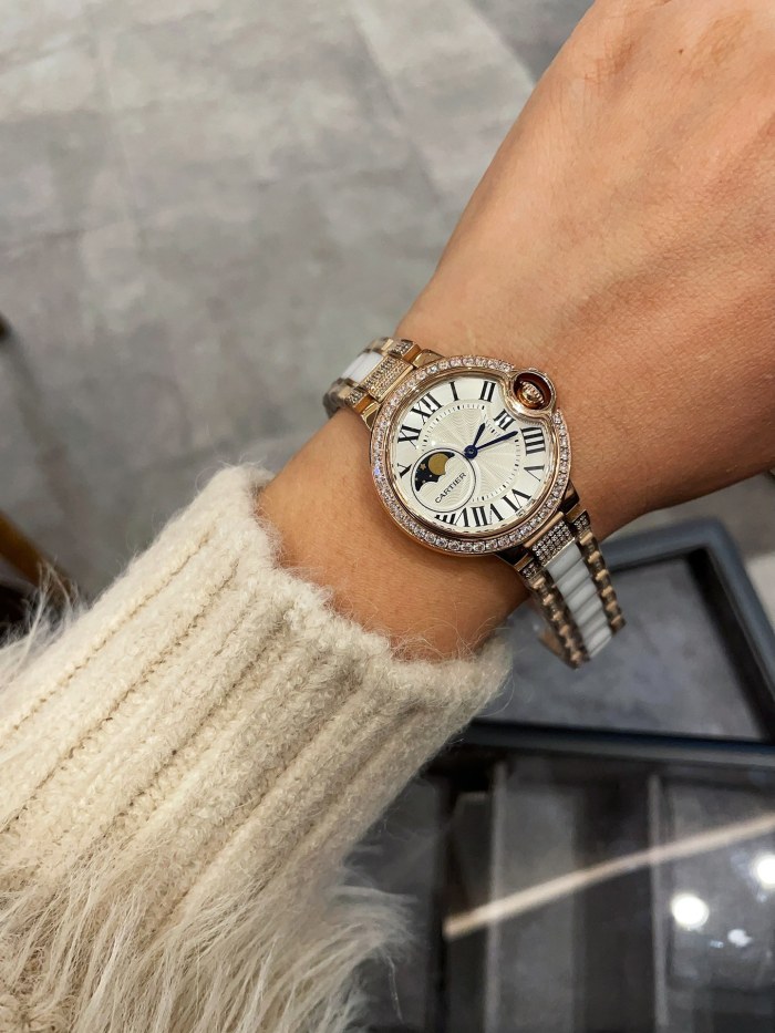 Cartier Womens Watch Luxury Brand Design Fashion Type 33cm with Original Box Whatsapp 【+1-3239614486】