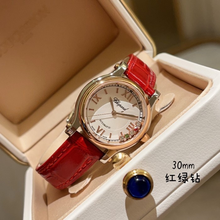 Chopard Womens Watch Luxury Brand Design Fashion Type HAPPY DIAMONDS 30mm with Original Box Whatsapp 【+1-3239614486】