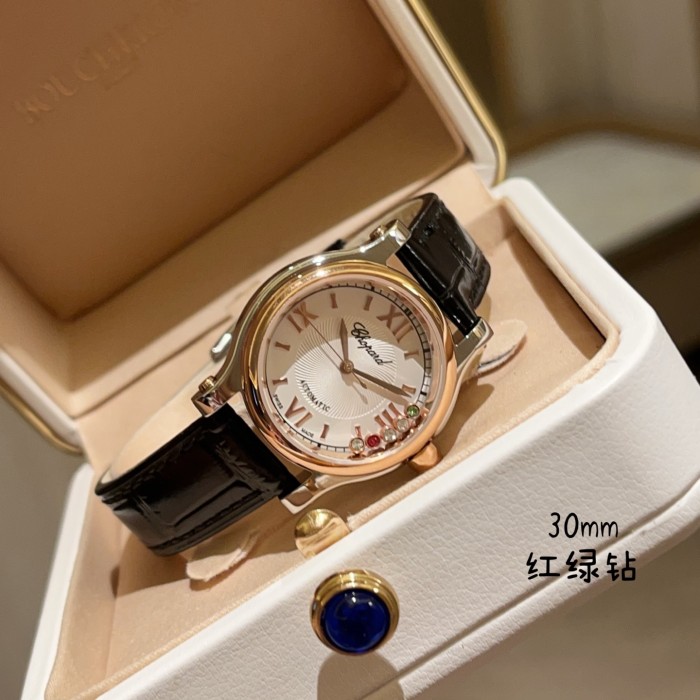 Chopard Womens Watch Luxury Brand Design Fashion Type HAPPY DIAMONDS 30mm with Original Box Whatsapp 【+1-3239614486】